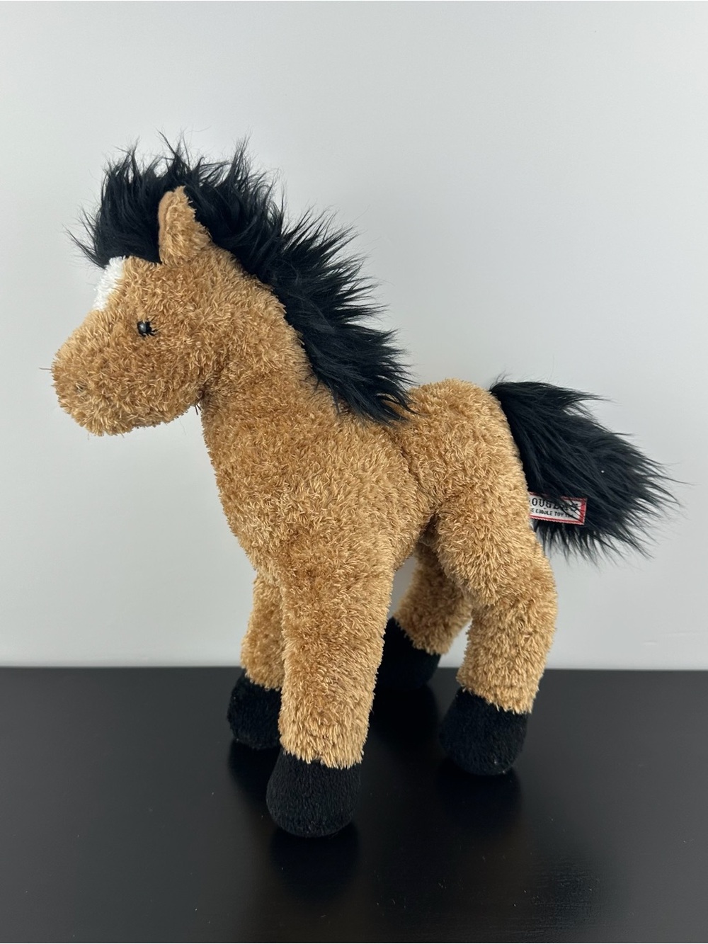 Douglas Cuddle Toys Chief Buckskin Tan Brown Black Horse 10” Pony Stallion Plush